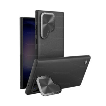 قاب نیلکین سامسونگ S24 Ultra مدل CamShield Prop Leather Magnetic