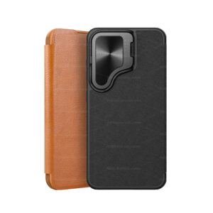 قاب نیلکین سامسونگ S24  مدل Qin Prop leather