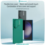 قاب نیلکین سامسونگ S24 Ultra مدل CamShield Silky Prop Silicone