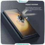 نانو برچسب نیلکین سامسونگ S24 Ultra مدل Impact Resistant Curved Film