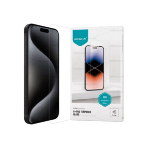 گلس نیلکین آیفون iPhone 15Pro Max مدل H+ Pro tempered glass