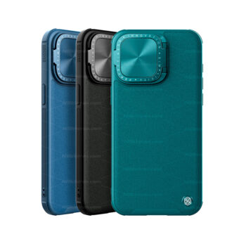 قاب چرمی نیلکین آیفون iPhone 15Pro Max مدل CamShield Leather Prop