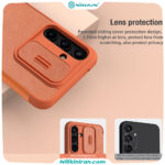 قاب چرمی نیلکین سامسونگ A35 مدل Qin Pro leather