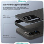 قاب نیلکین آیفون iPhone 15 Pro Max مدل Super Frosted Shield Pro