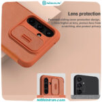 قاب چرمی نیلکین سامسونگ A55 مدل Qin Pro leather