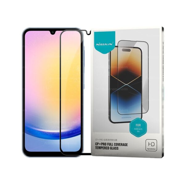 گلس نیلکین سامسونگ Galaxy A25 5G مدل CP+Pro tempered