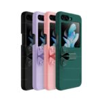 قاب نیلکین سامسونگ Z Flip 5 مدل Flex Flip Finger Strap liquid silicone
