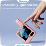قاب نیلکین سامسونگ Z Flip 5 مدل Flex Flip Finger Strap liquid silicone