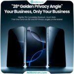 گلس حریم شخصی نیلکین آیفون iPhone 16 Pro Max مدل Guardian 