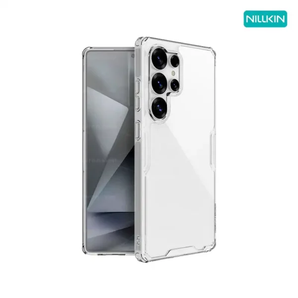 قاب شفاف نیلکین سامسونگ S25 Ultra مدل Nature TPU Pro