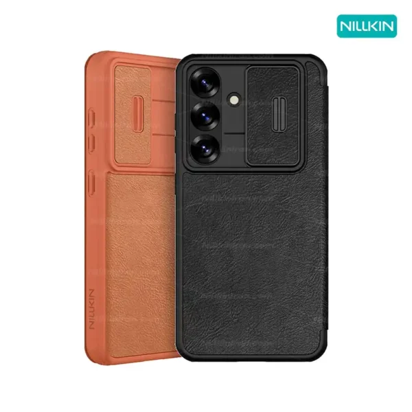 قاب نیلکین سامسونگ Samsung Galaxy S25 Plus مدل Qin Pro leather