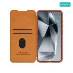 قاب نیلکین سامسونگ Samsung Galaxy S25 Plus مدل Qin Pro leather
