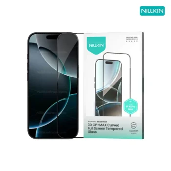 گلس نیلکین آیفون iPhone 16 Pro Max مدل 3D CP+MAX