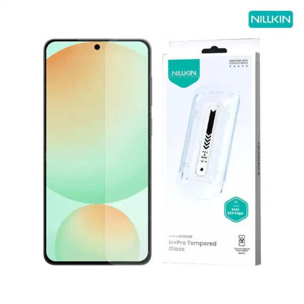 گلس نیلکین سامسونگ Samsung Galaxy S25 Edge مدل H+ Pro tempered glass