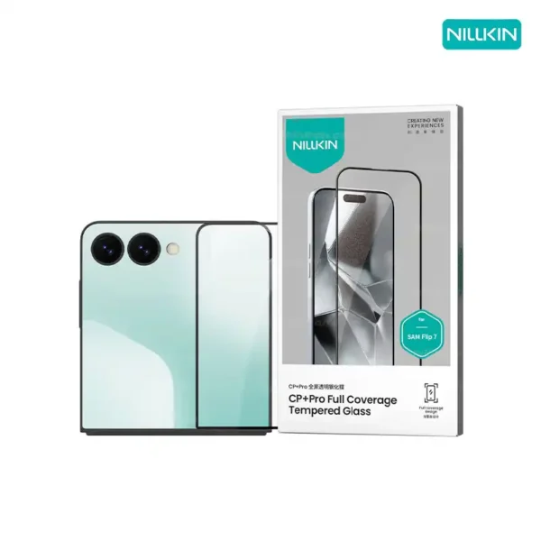 گلس نیلکین سامسونگ Samsung Galaxy Z Flip 7 مدل CP+ Pro tempered glass