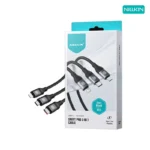 کابل شارژ نیلکین مدل USB به هر 3 نوع خروجی (Swift 3-in-1)