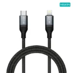 کابل تبدیل USB C به لایتنینگ و USB C نیلکین مدل DualPower 2 in 1