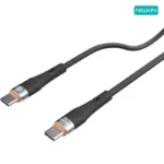 کابل سیلیکونی نیلکین دو سر تایپ C مدل Flowspeed liquid silicone