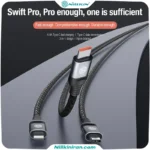 کابل شارژ نیلکین مدل USB به هر 3 نوع خروجی (Swift 3-in-1)