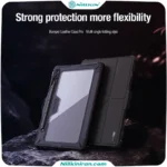 کیف محافظ نیلکین سامسونگ Tab S9/S10 FE مدل Bumper Leather Case Pro