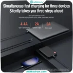 کابل شارژ نیلکین مدل USB به هر 3 نوع خروجی (Swift 3-in-1)