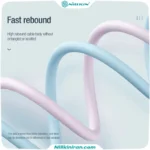 کابل سیلیکونی تایپ C به Lightning نیلکین مدل Flowspeed Liquid Silicone