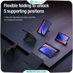 کیف محافظ نیلکین سامسونگ Tab S9/S10 FE مدل Bumper Leather Case Pro