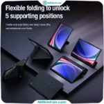 کیف محافظ نیلکین سامسونگ Galaxy Tab S9 Ultra مدل Bumper Leather Case Pro