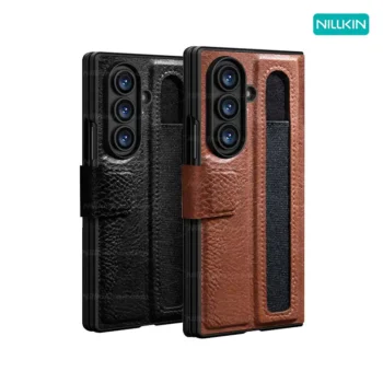 قاب نیلکین سامسونگ Galaxy Z Fold7 مدل Aoge Leather