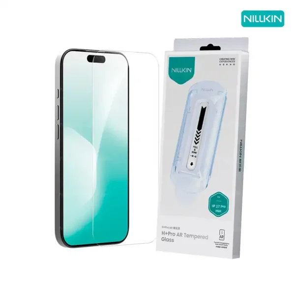 گلس نیلکین آیفون iPhone 17 Pro Max مدل H+ Pro AR Tempered Glass