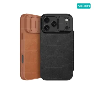 کیف چرم نیلکین آیفون iPhone 17 Pro Max مدل Qin Pro Series Leather