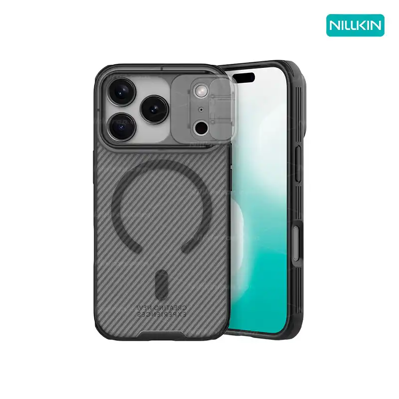 قاب نیلکین آیفون iPhone 17 Pro مدل (Camshield Pro Magnetic (Clear version