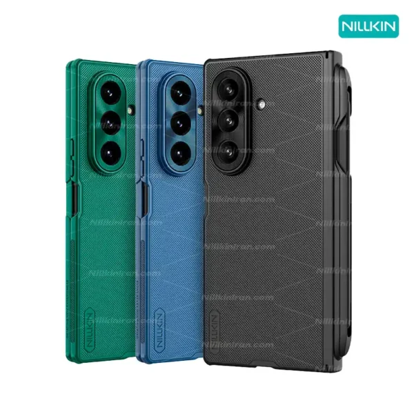 قاب نیلکین سامسونگ Z Fold7 مدل Super Frosted Shield Fold Magnetic with S-Pen