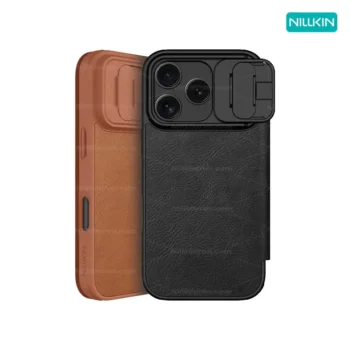 قاب نیلکین آیفون iPhone 17 Pro مدل Qin Pro leather