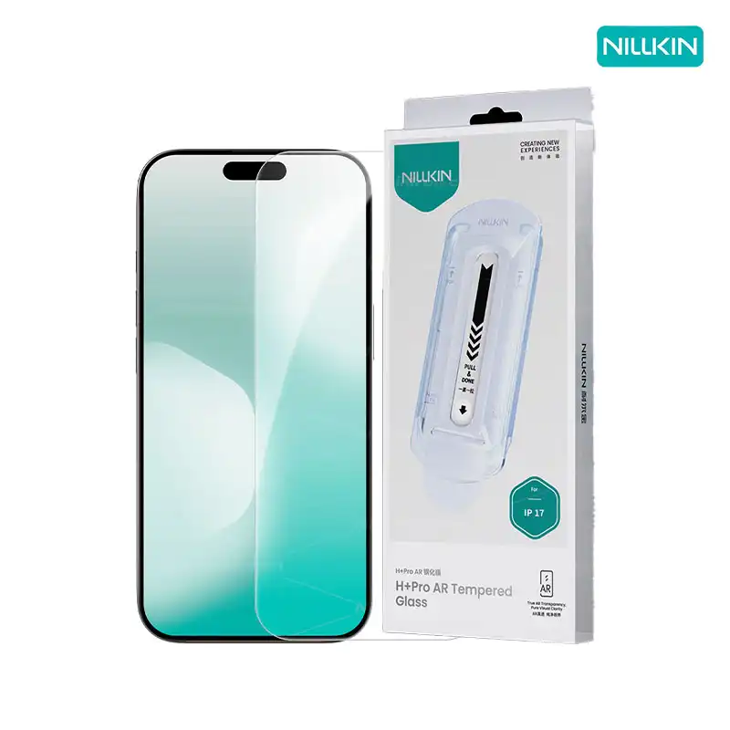 گلس نیلکین آیفون iPhone 17 مدل H+ Pro AR Tempered Glass