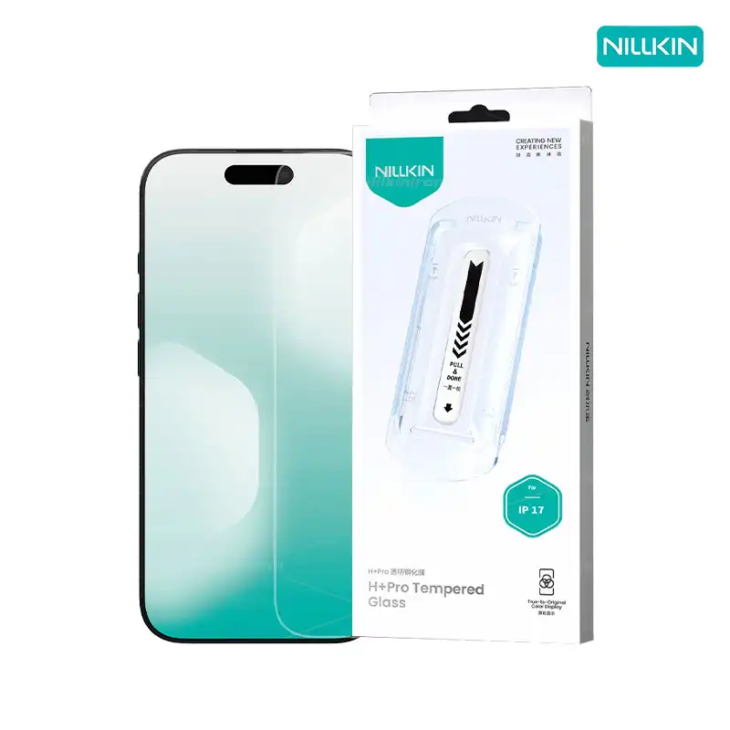 گلس نیلکین آیفون iPhone 17 مدل H+ Pro tempered glass