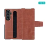 قاب نیلکین سامسونگ Galaxy Z Fold7 مدل Aoge Leather