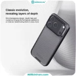 قاب نیلکین آیفون iPhone 17 Pro مدل Camshield Prop Clear version