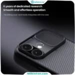 قاب نیلکین آیفون iPhone 17 مدل CamShield Pro (Clear Version)