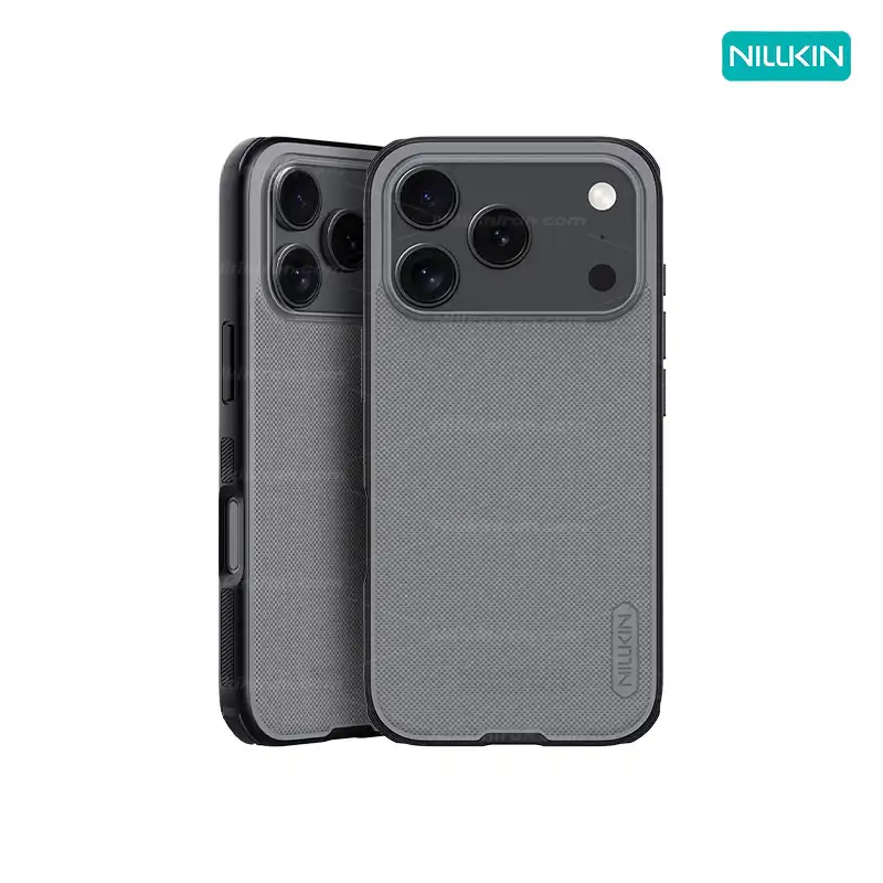 قاب نیلکین آیفون iPhone 17 Pro مدل Super Frosted Shield Pro (Clear Version)