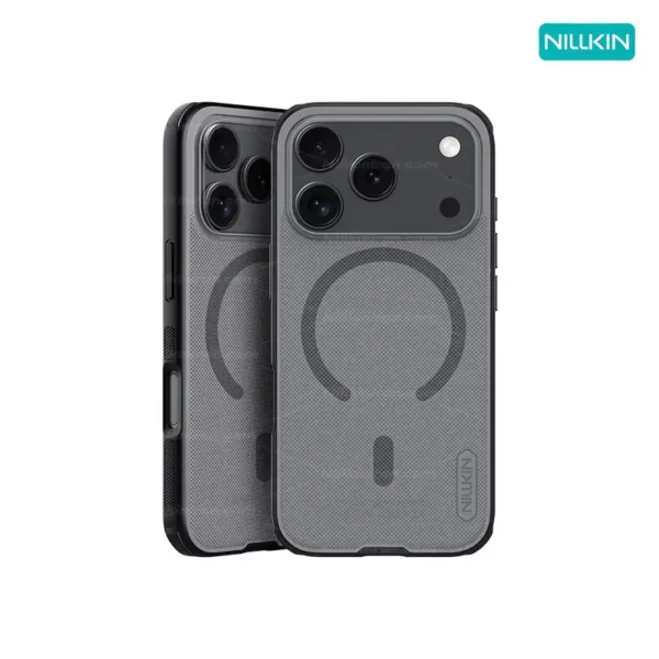 قاب نیلکین آیفون iPhone 17 Pro مدل Super Frosted Shield Pro Magnetic (Clear Version)