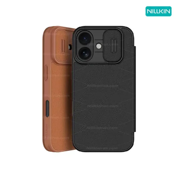 قاب نیلکین آیفون iPhone 17 مدل Qin Pro leather