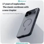 قاب نیلکین آیفون iPhone 17 Pro Max مدل Super Frosted Shield Pro Magnetic (Clear Version)