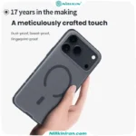 قاب نیلکین آیفون iPhone 17 Pro Max مدل Super Frosted Shield Pro Magnetic (Clear Version)