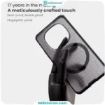 قاب نیلکین شیائومی +Redmi Note 15 Pro مدل Super Frosted Shield Pro Magnetic (Clear Version)
