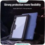 کیف محافظ نیلکین سامسونگ Tab S9 plus مدل Bumper Leather Case Pro