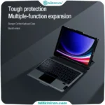 کیف کلاسوری کیبورد دار نیلکین مناسب تبلت Tab S9/S9 5Gمدل Bumper Combo Keyboard Case