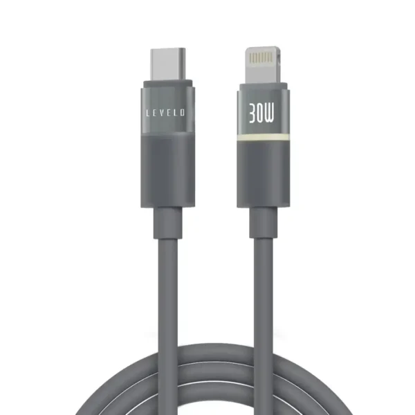 کابل شارژ Levelo Luno مدل Type-C to Lightning طول 1 متر 30 وات