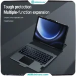 کیف کلاسوری کیبورد دار نیلکین مناسب تبلت Tab S9 FE Plus مدل Bumper Combo Keyboard Case