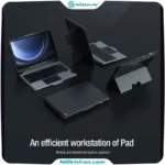 کیف کلاسوری کیبورد دار نیلکین مناسب تبلت Tab S9 FE Plus مدل Bumper Combo Keyboard Case